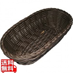 ザリーン社 PP製 オーバルバスケットS ブラウン 109061 写真1