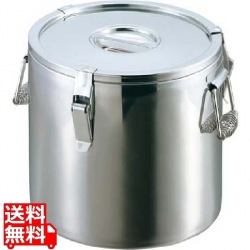 EBM ステンレス 二重保温食缶 30cm 写真1