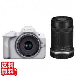 ミラーレスカメラ EOS R50・ダブルズームキット (ホワイト) 写真1
