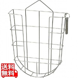 ビカクシダバスケット LPG-B230-1-SL ビカクシダ コウモリラン 観葉植物 板付 壁付け ビカクシダバスケット 水苔 コウモリランバスケット ステンレスカゴ コルク 写真1