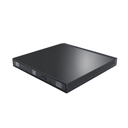 DVDディスクドライブ/USB3.0/PUEシリーズ/M-DISC対応/書き込みソフト付/ブラック 写真1