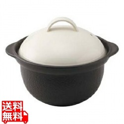 サーマテック 直火炊飯土鍋(3合炊・内蓋付)アイボリー TDG04 写真1