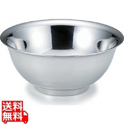 メタル丼 Jr厚口タイプ ステンレスオールミラー磨き仕様 写真1