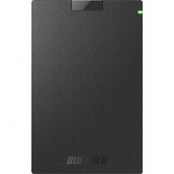 USB3.2(Gen1)対応ポータブルHDD Type-Cケーブル付 2TB ブラック 写真1