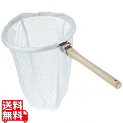 TS 木柄 ポリエステル 替網式 讃岐たも 中 30cm 写真1