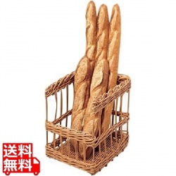 樹脂フランスパンスタンド 前開 茶 大 91-109B 業務用 写真1