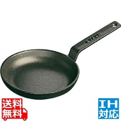 ミニ・フライパン 黒 12m 40509-529 ※ IH対応 IH (100V/200V)とガス火対応 写真1