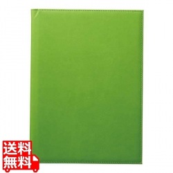 えいむレザータッチメニューブック(A4) CLB-801 グリーン 写真1