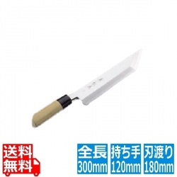 兼松作 日本鋼 江戸さき庖丁 18cm 写真1