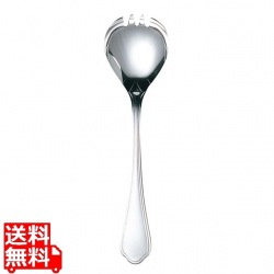 EBM 洋白 シェルブール(銀メッキ付)サラダサービスフォーク 写真1