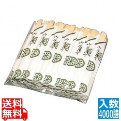 割箸 草矢車仕入 元禄 4000膳入 写真1