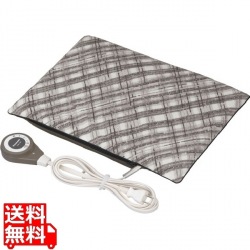 パナソニック 電気 あんか ソフト(大形) 格子柄 DW-78P | 電気あんか ヒーター 足元ヒーター アンカ 写真1