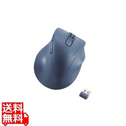 静音 2.4GHz無線マウス ”EX-G”5ボタン XLサイズ 写真1