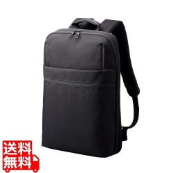 ビジネスバックパック 薄型タイプ ブラック 写真1