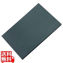 木粉入合成ゴムまな板 業務用抗菌ブラック L NBD112 写真1