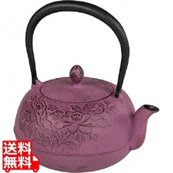 池永鉄工 鉄瓶 瑞光 約1.0L 紫 写真1