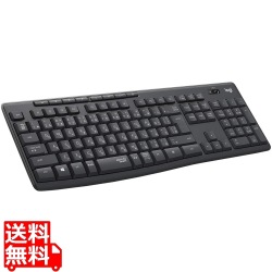 サイレント ワイヤレスキーボード K295 グラファイト 写真1