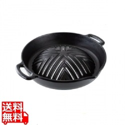 アサヒ 焼肉ジンギスカン鍋 深型 穴あき 29cm 写真1