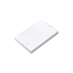 ミニステーション USB3.1(Gen.1)対応 ポータブルHDD スタンダードモデル ホワイト 500GB 写真1
