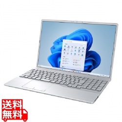 LIFEBOOK AH45/J3 シルバー (Core i5-1235U/8GB/SSD・256GB/DVDスーパーマルチ/Win11Home64/Office Home and Business 2024(個人向け)/16型) 写真1