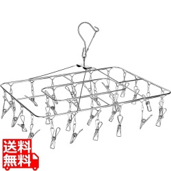 ステンレスピンチハンガー 角型 28ピンチ 写真1