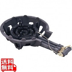 鋳物コンロ DE-30n(三重)パイロット付 LPガス 写真1