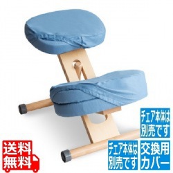 プロポーションチェア用替カバー 3枚セット CV-9Kライトブルー 写真1