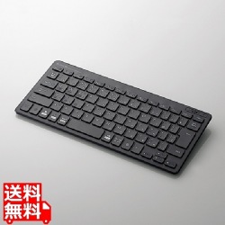 Bluetoothミニキーボード/パンタグラフ式/薄型/マルチOS対応/ブラック 写真1