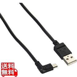 micro-USBケーブル(L字左側接続タイプ) 写真1