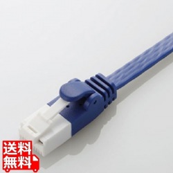 ツメ折れ防止フラットLANケーブル(Cat6A) 写真1