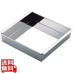 MT18-0玉子豆腐器 関東型 24×24cm 写真1
