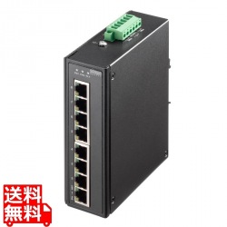 産業用ギガビット対応PoEスイッチングハブ(高耐久/8ポート) 写真1