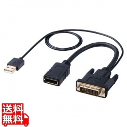 DVI-DisplayPort変換アダプタ(4K/30Hz) 写真1