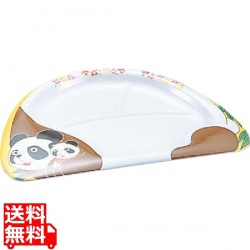 千羽鶴パンダランチ皿L-2 写真1