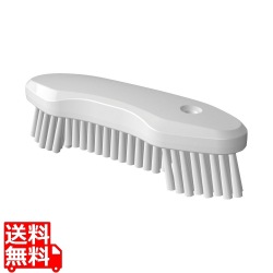 脱毛防止Wウイングスクラブブラシハード123334 ホワイト 写真1