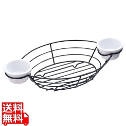 ワイヤー オーバルバスケット 写真1