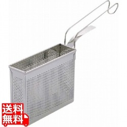 18-8 共柄パンチング冷凍麺てぼ 業務用 写真1