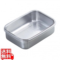 18-8 キッチンバット AS蓋付 小(220×170×63) 写真1