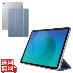 11インチiPad Air(M3/M2) フラップケース 薄型軽量 背面クリア 2アングル 写真1