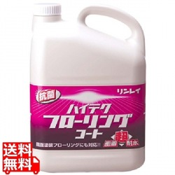 リンレイ 木質床材専用樹脂ワックス ハイテクフローリングコート 4L 写真1
