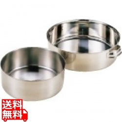 SA丸型コーヒー湯煎 大(18-8) 写真1