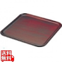 木製正角盆(ウレタン塗装) SB-505 小 写真1