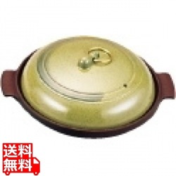 アルミ陶板鍋 有磯 16cm 深型 写真1