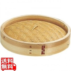 安心コート加工 杉 中華セイロ 蓋 30cm 写真1
