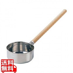 カシワ18-8目盛付水杓子13cm(800cc) 写真1