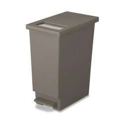 ユニード プッシュ&ペダル 30S ブラウン | ゴミ箱 ペダル 写真1