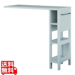 LAFIKA(ラフィカ)オプションテーブル(103cm幅) ホワイト 写真1