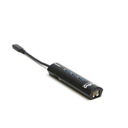 プリンストン USB3.1 TypeCドッキングステーションミニ(LAN/ブラック) 写真1