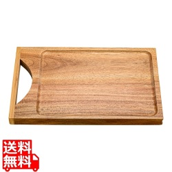 アカシア プレート手付き S 写真1