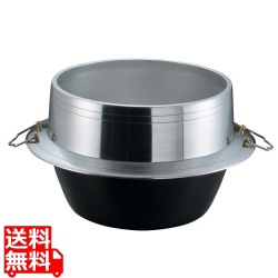 アルミイモノ 豊年釜(カン付)34cm 写真1